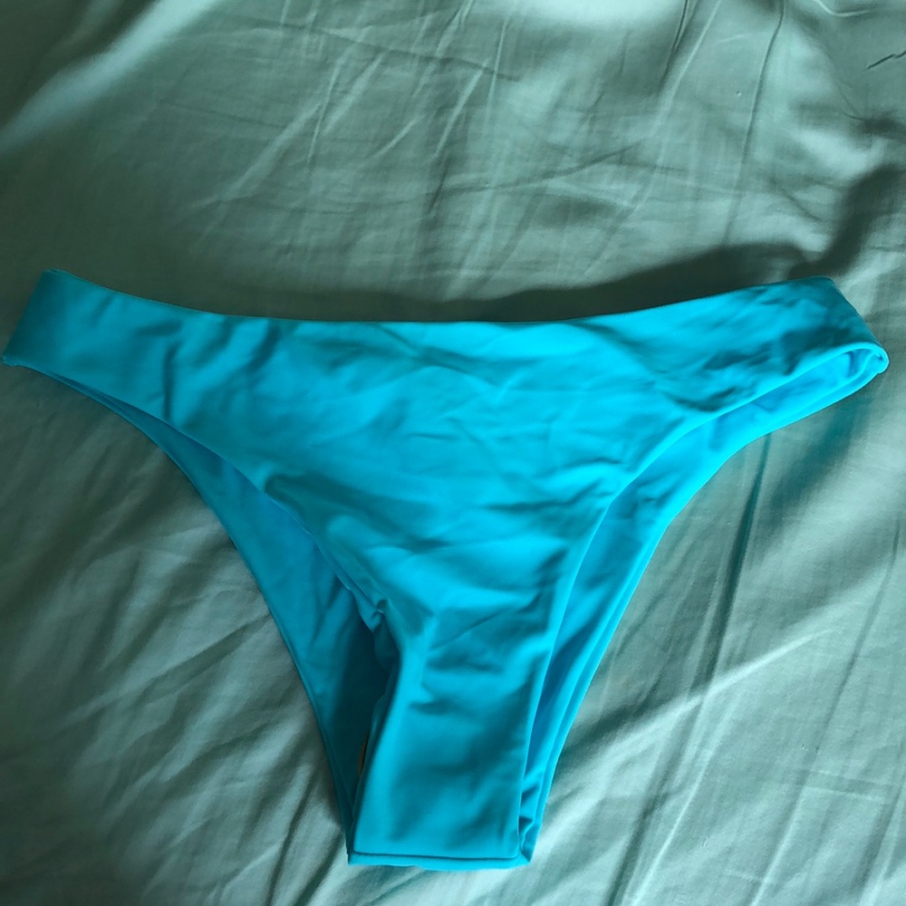Blue small bikini bottoms